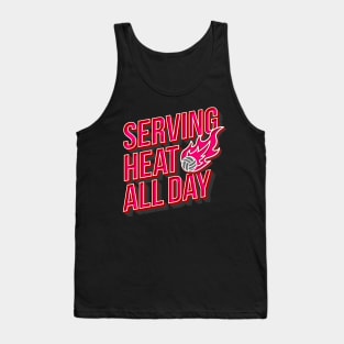 Serving Heat All Day Volleyball Tank Top